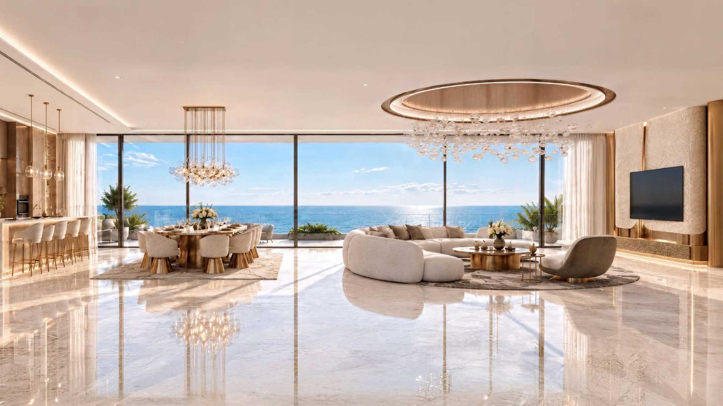 Full-sea-view-penthouse-in-martime-city-dubai An exclusive oceanfront masterpiece shaped by gaurikhan signature vision